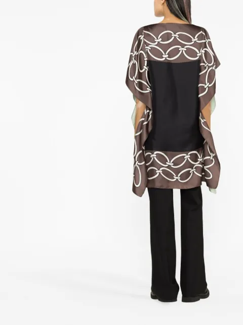 Valentino Garavani Chain 1967 Foulard-print silk dress BVA2W57SY - 2