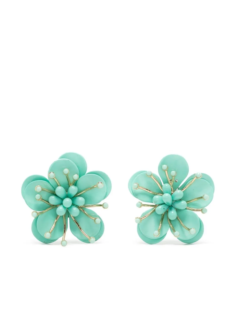 

Essentiel Antwerp Dewi floral-motif earrings - Blue