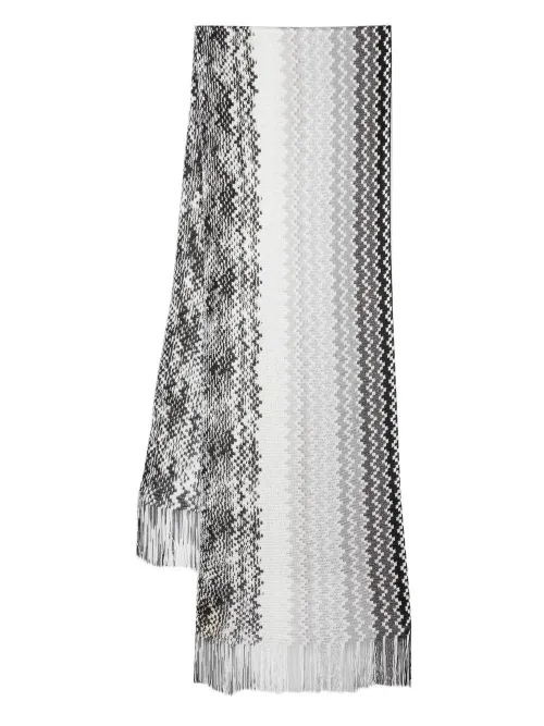 Écharpe en maille à motif zig-zag - Missoni - Modalova