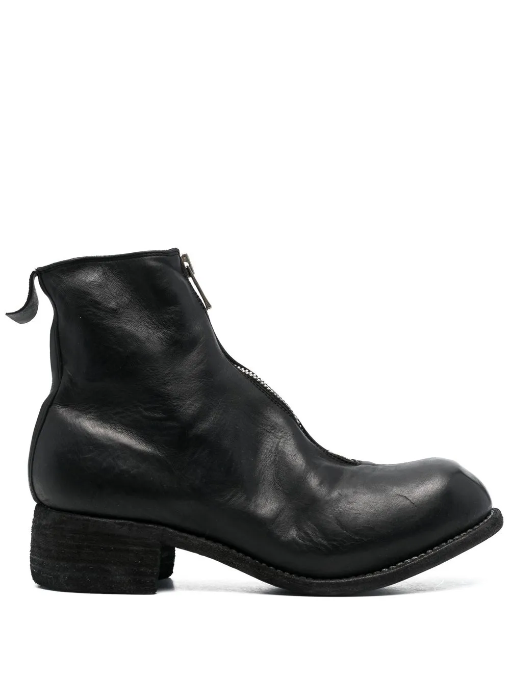 

Guidi botines con cierre - Negro