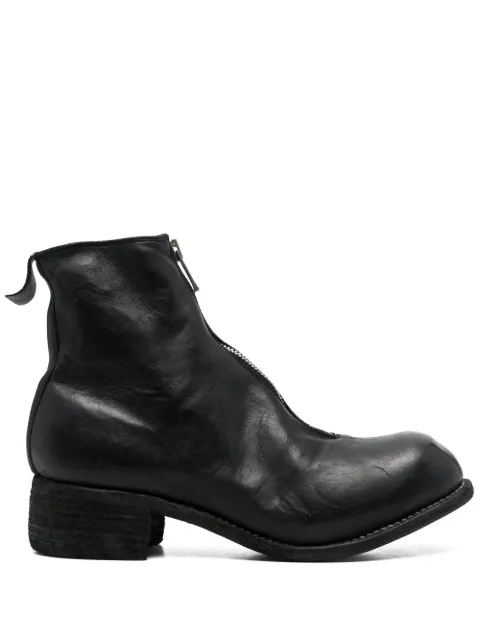 Guidi ジップ アンクルブーツ