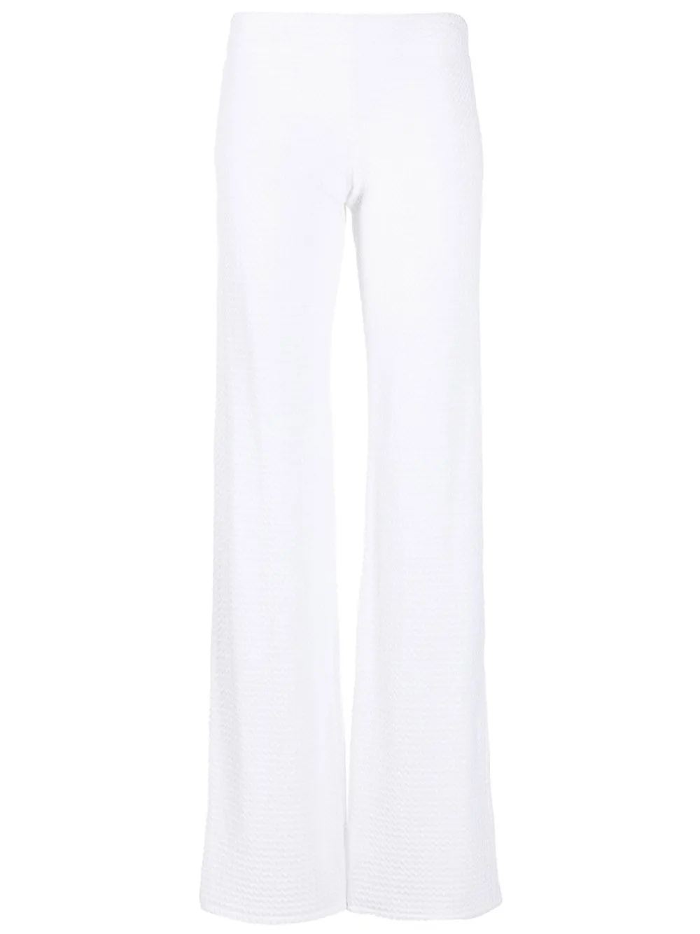 

Fisico mid-rise straight-leg trousers - White