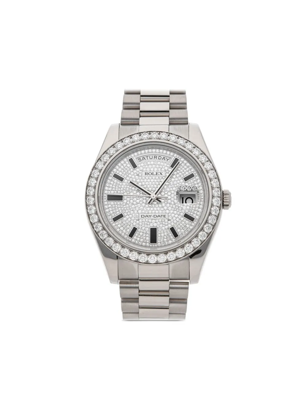 

Rolex pre-owned Day-Date II 41mm - Silver