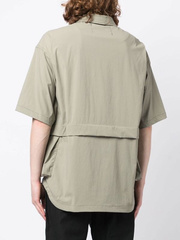 Musium Div. logo-print multi-pocket Shirt - Farfetch