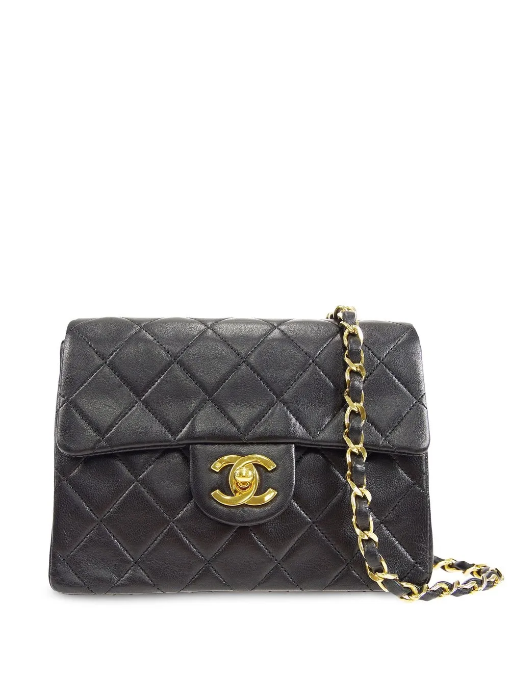 

CHANEL Pre-Owned bolsa de hombro Classic Flap mini 1990 - BLACK