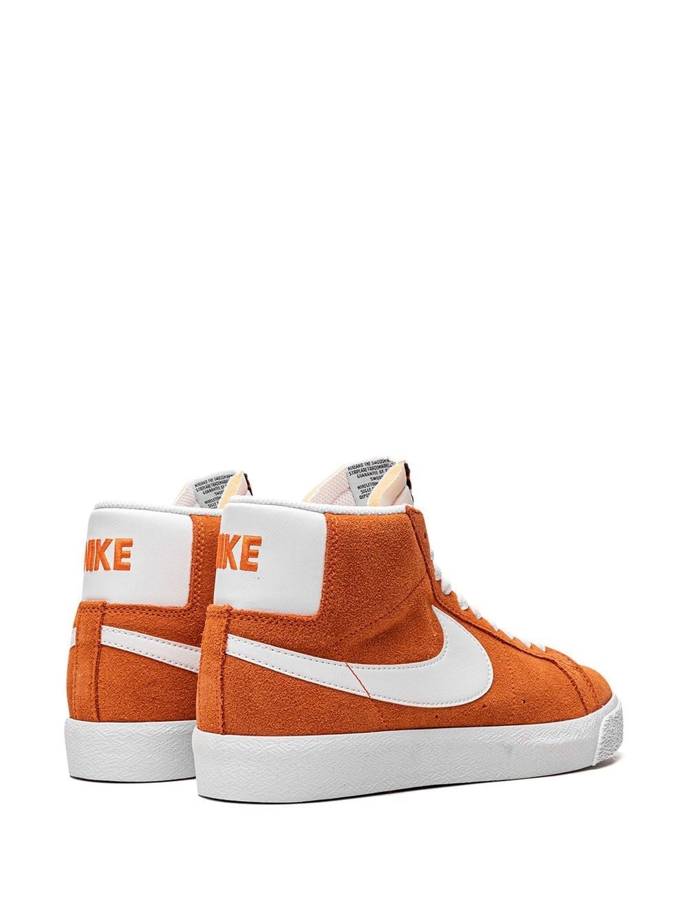Shop Nike Sb Zoom Blazer Mid "safety Orange" Sneakers