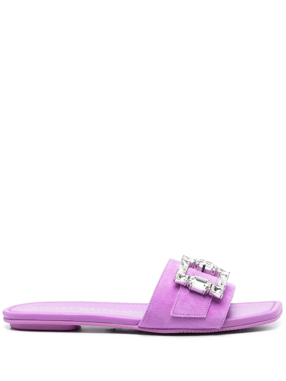 

Stuart Weitzman embellished-buckle detail sandals - Purple