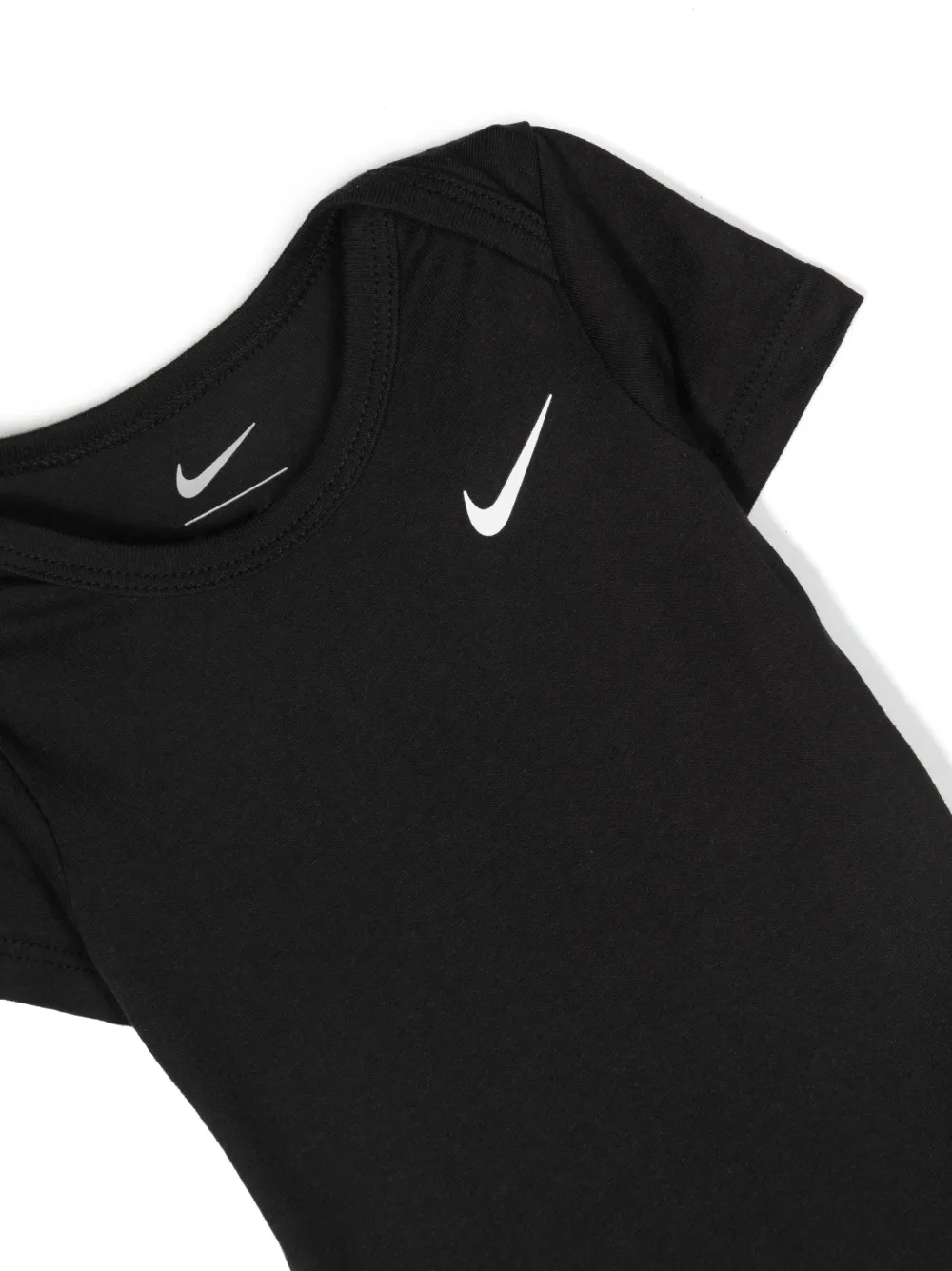 Nike Logo-print Cotton Body Set In Black
