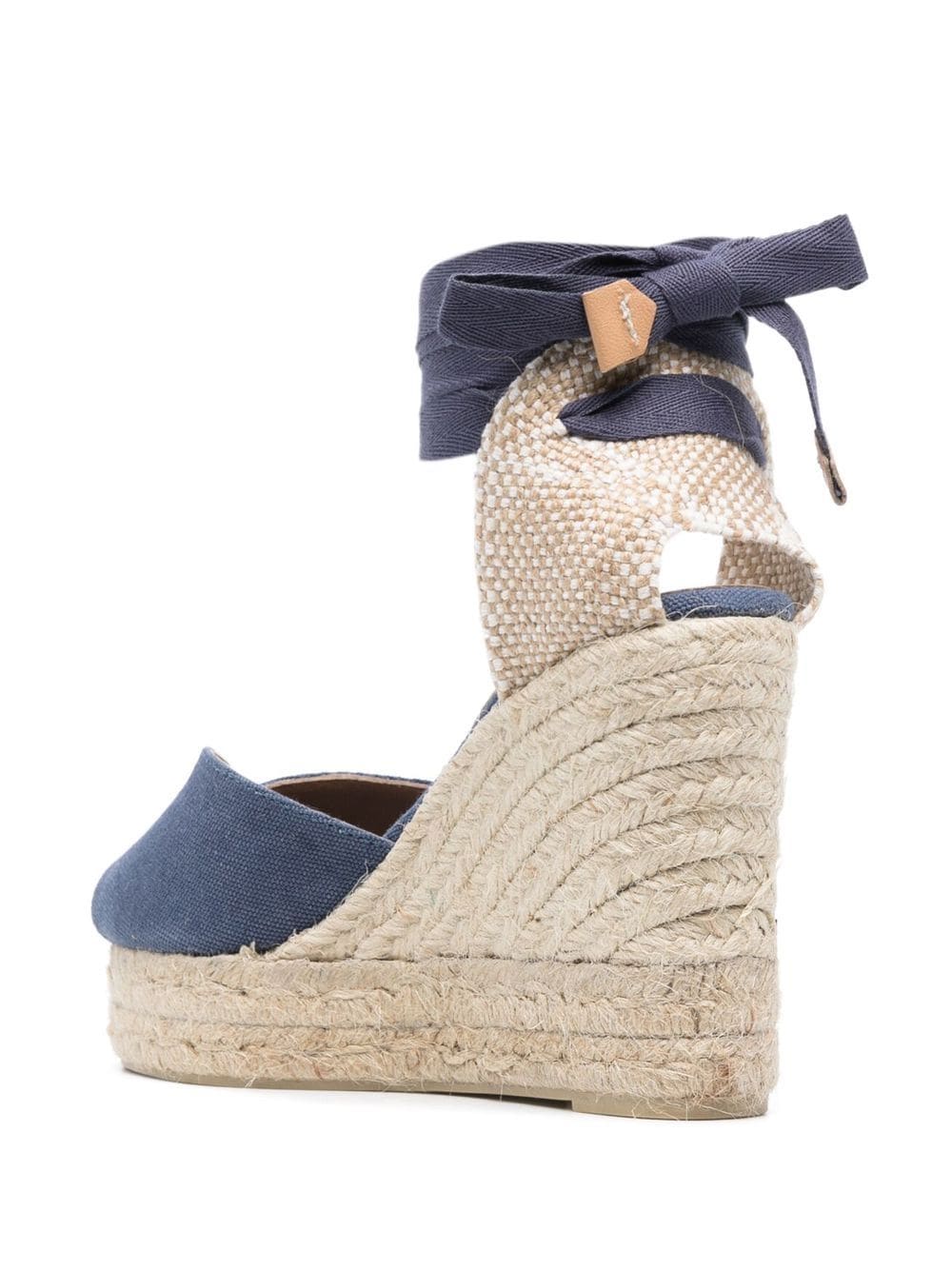 Shop Castaã±er Bilina 105mm Wedge Espadrilles In Blau