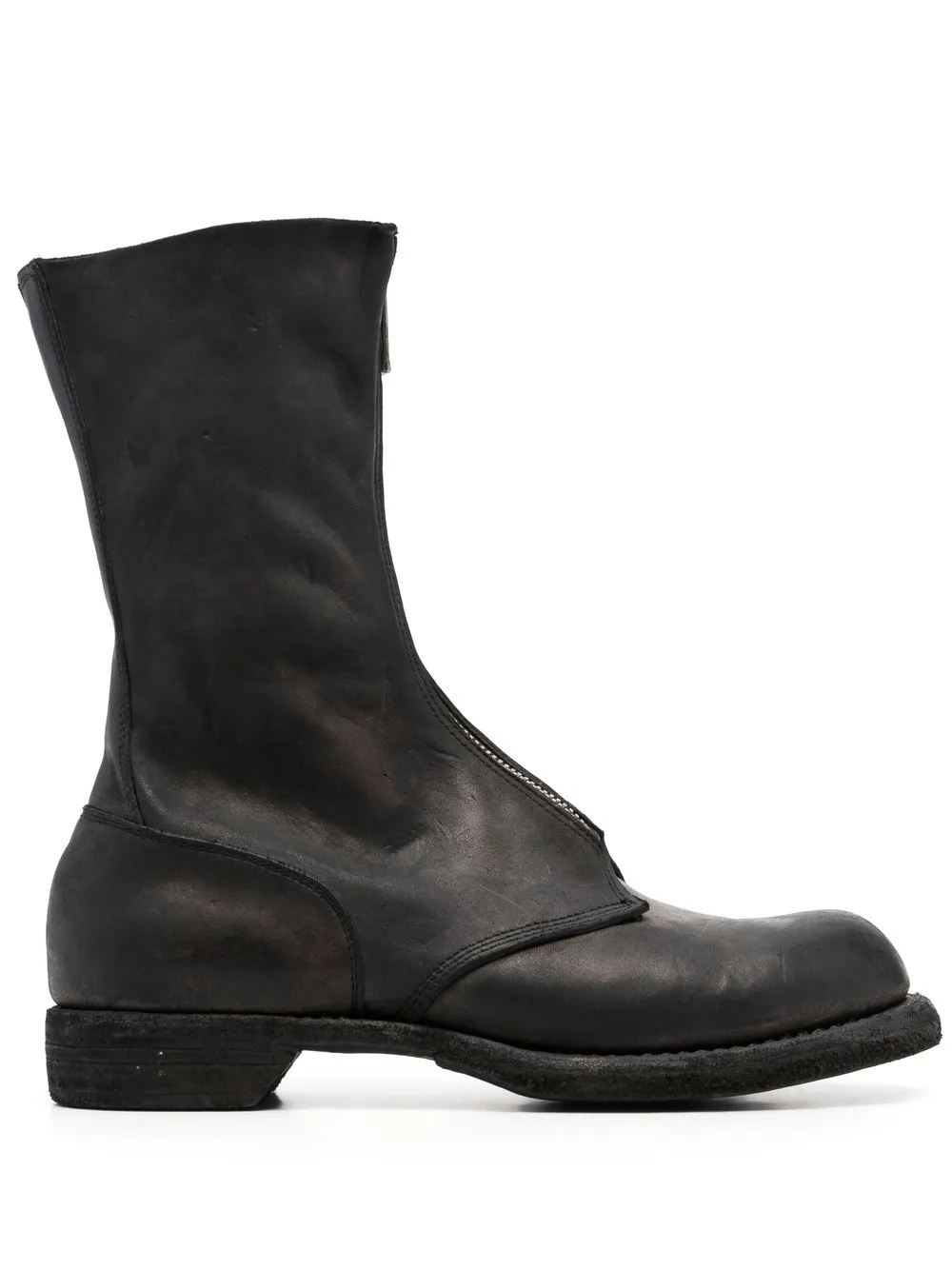 

Guidi botines con cierre - Negro