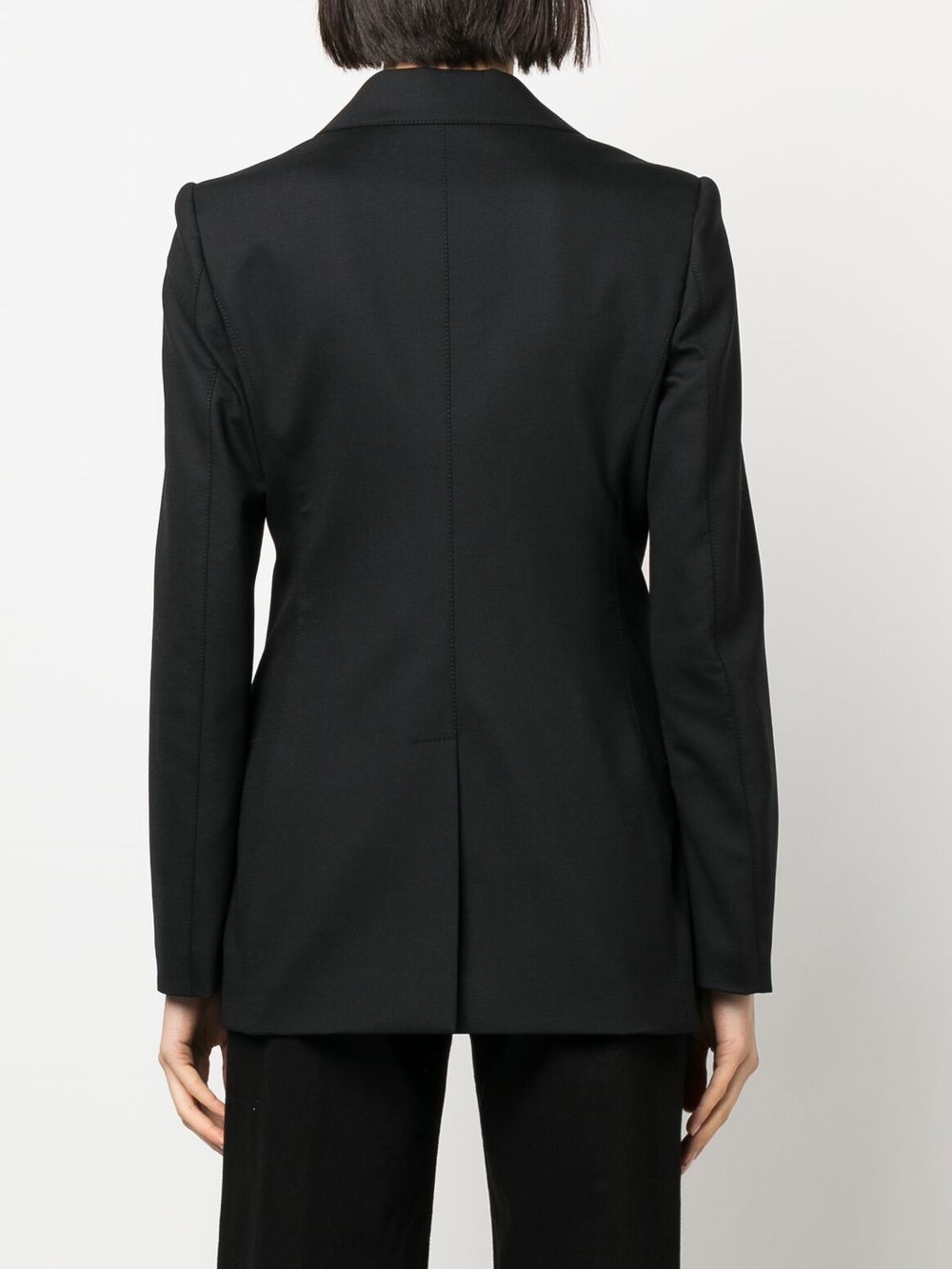 Shop Philosophy Di Lorenzo Serafini Double-breasted Wool Blazer In Black