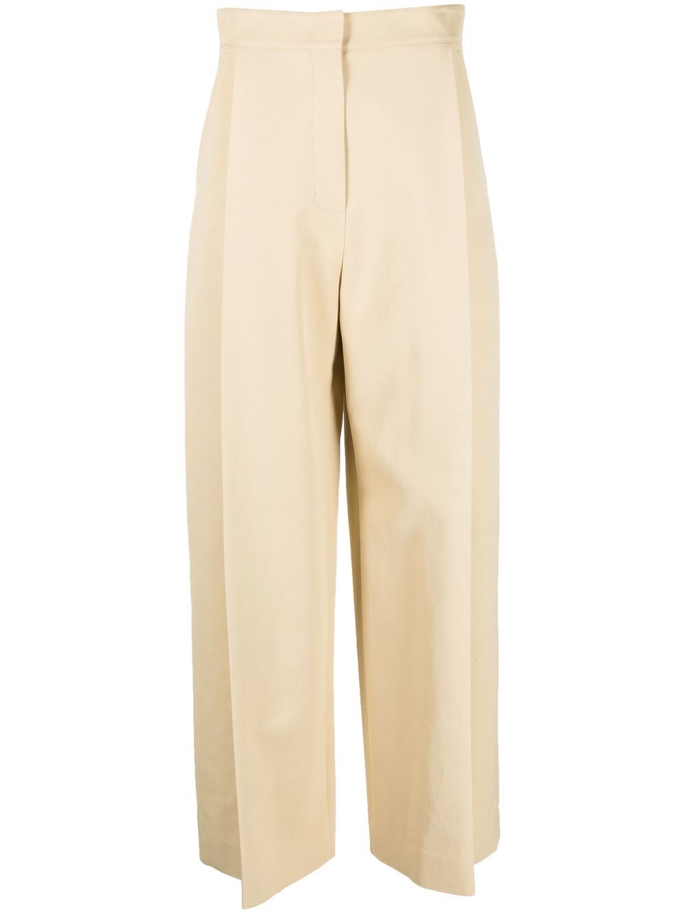 

Recto wide-leg pleated trousers - Neutrals