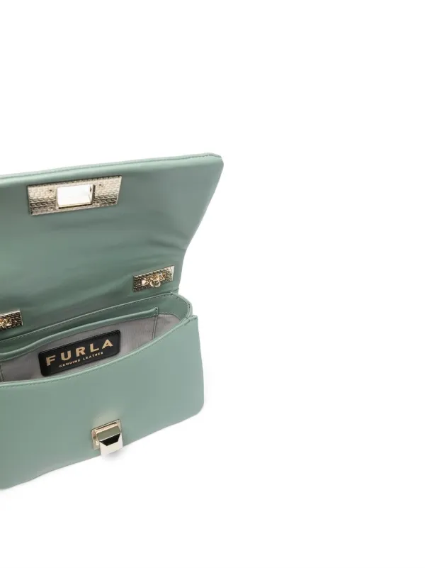 Furla Foldover Top Satchel Bag Green FARFETCH IE