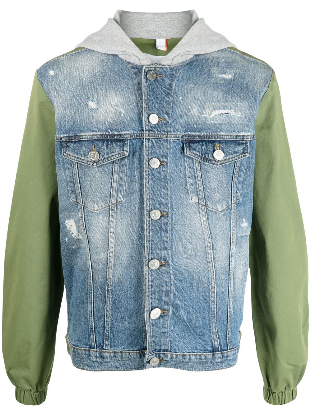 Hooded denim jacket on sale zara