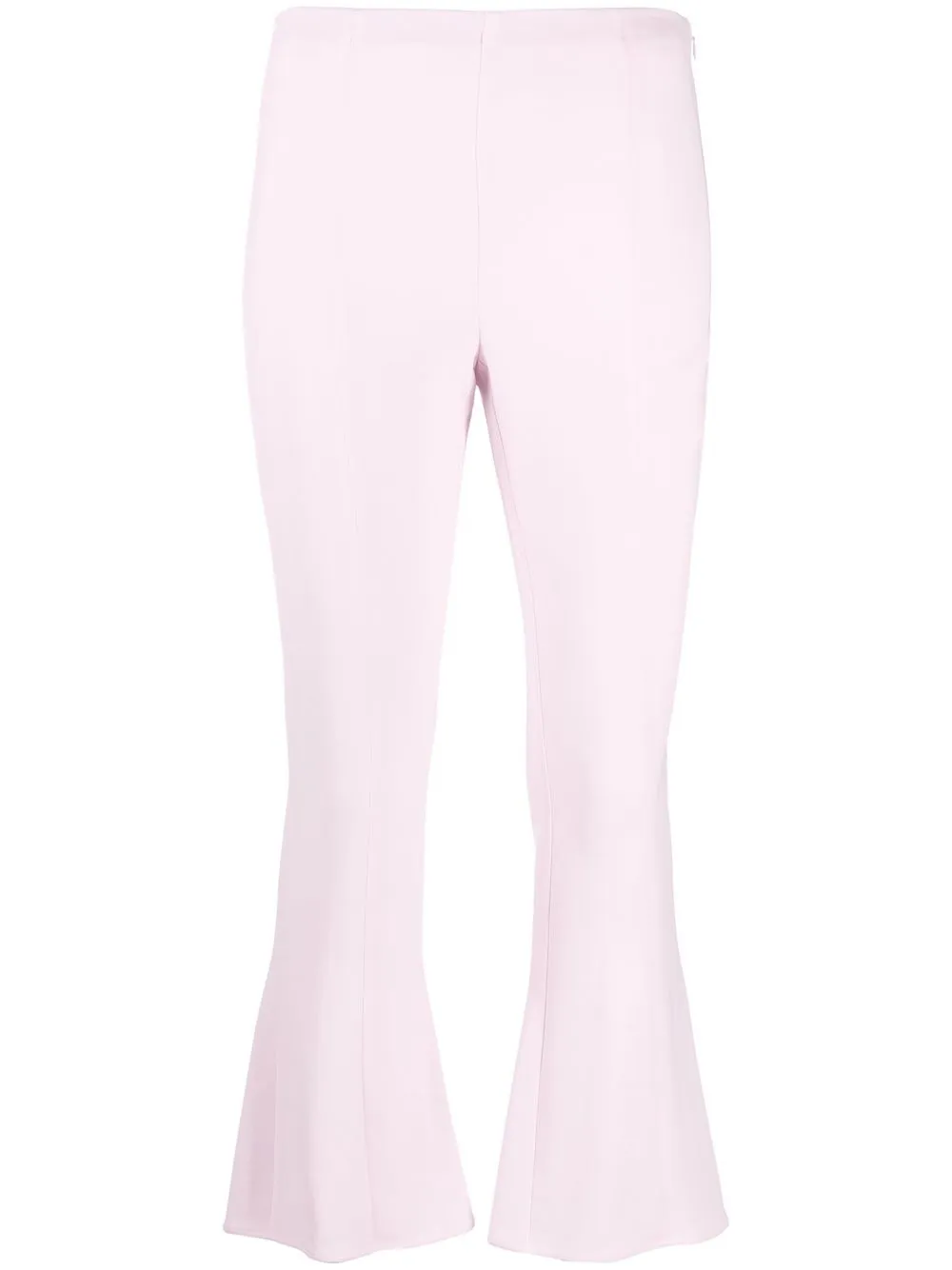 

Blumarine cropped flared trousers - Pink