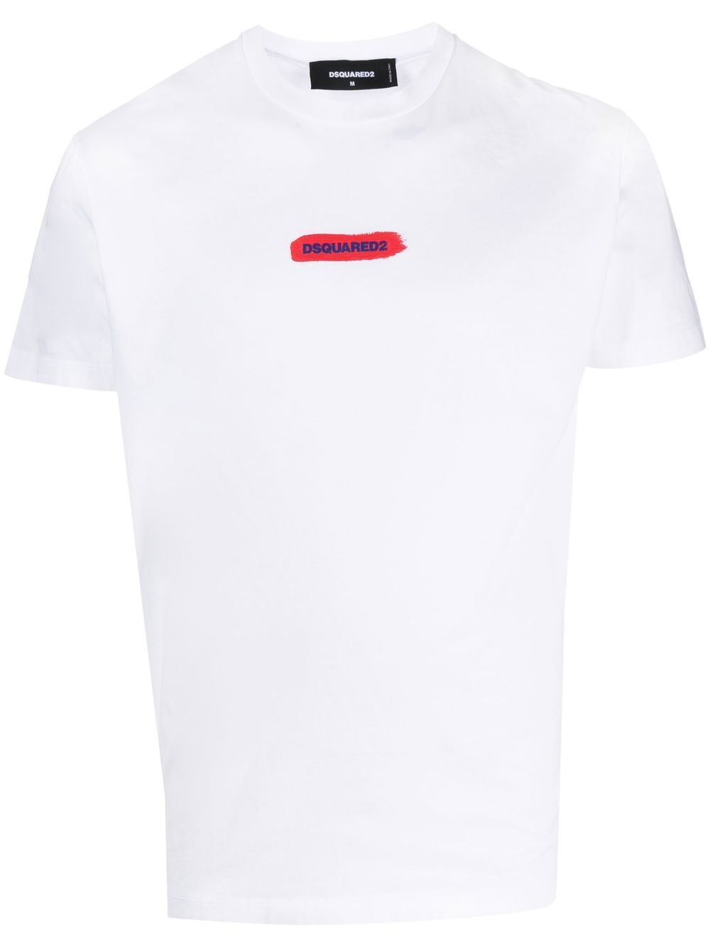 

Dsquared2 logo print cotton T-shirt - White