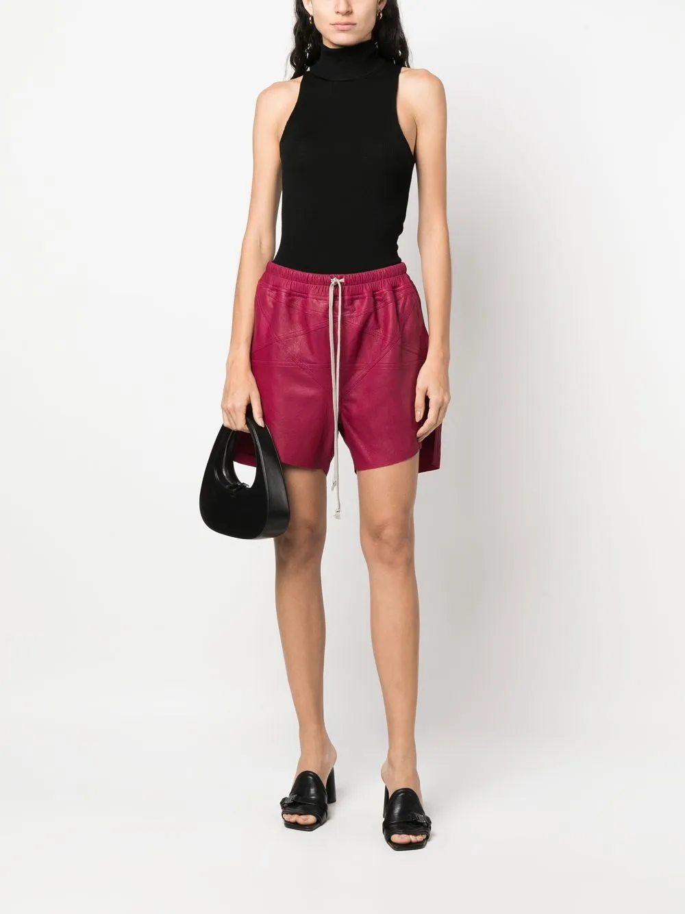 Rick Owens Shorts met wijde pijpen - Roze