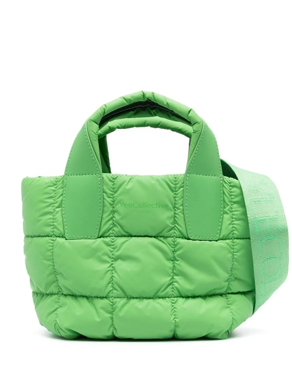 

VeeCollective padded tote bag - Green