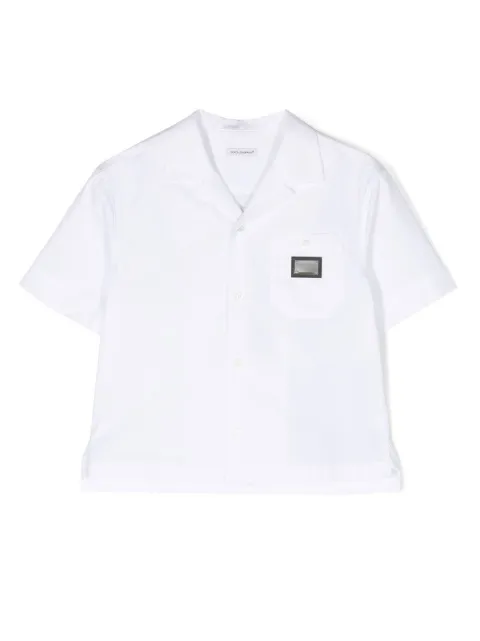 Dolce & Gabbana Kids button-up short-sleeve shirt