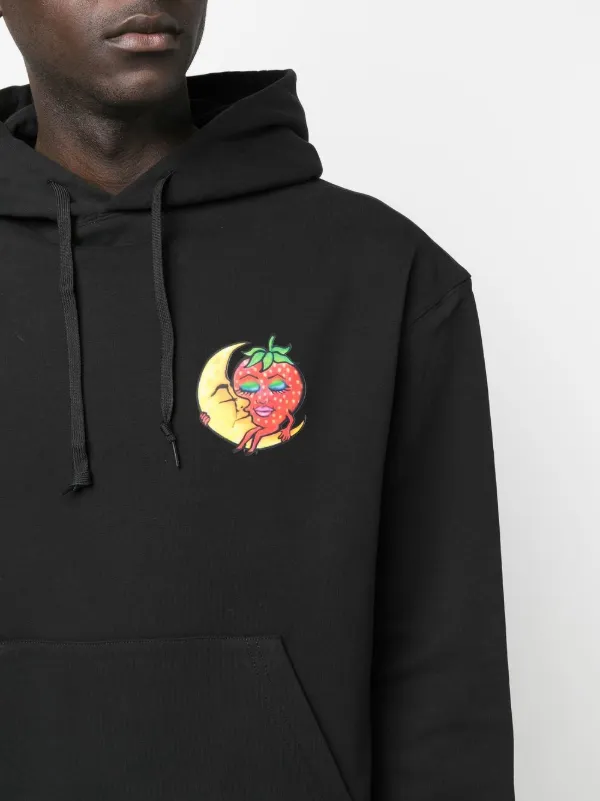 Sky High Farm Chest graphic-print Detail Hoodie Black FARFETCH PH