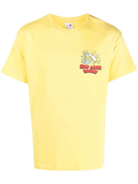 Sky High Farm chest logo-print detail T-shirt
