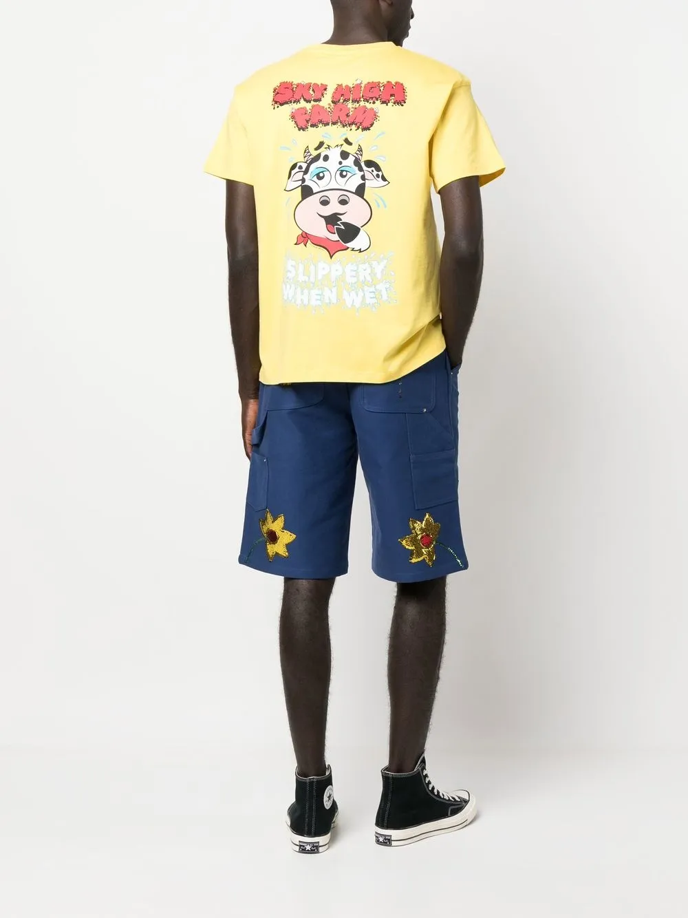 Sky High Farm chest logo-print detail T-shirt | T-Shirts & Jersey Shirts | Image 2