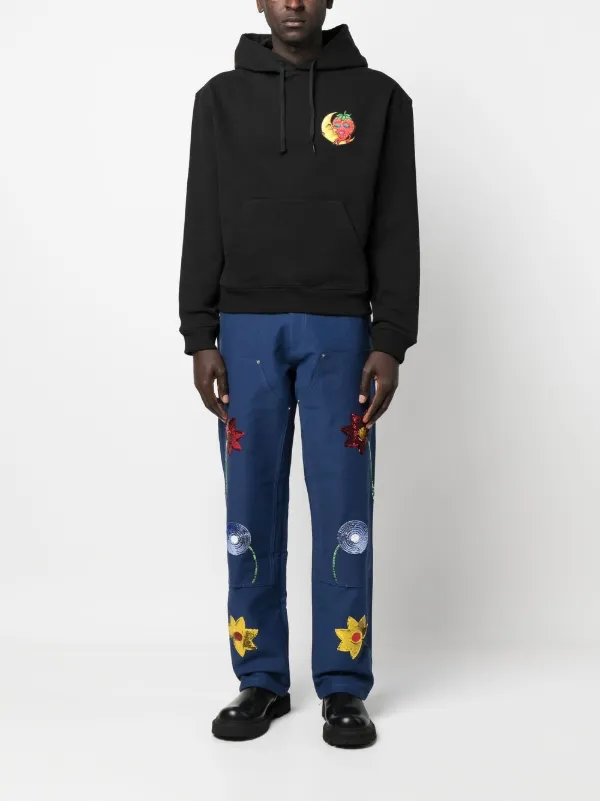 Sky High Farm スパンコールトリム パンツ | ブルー | FARFETCH JP