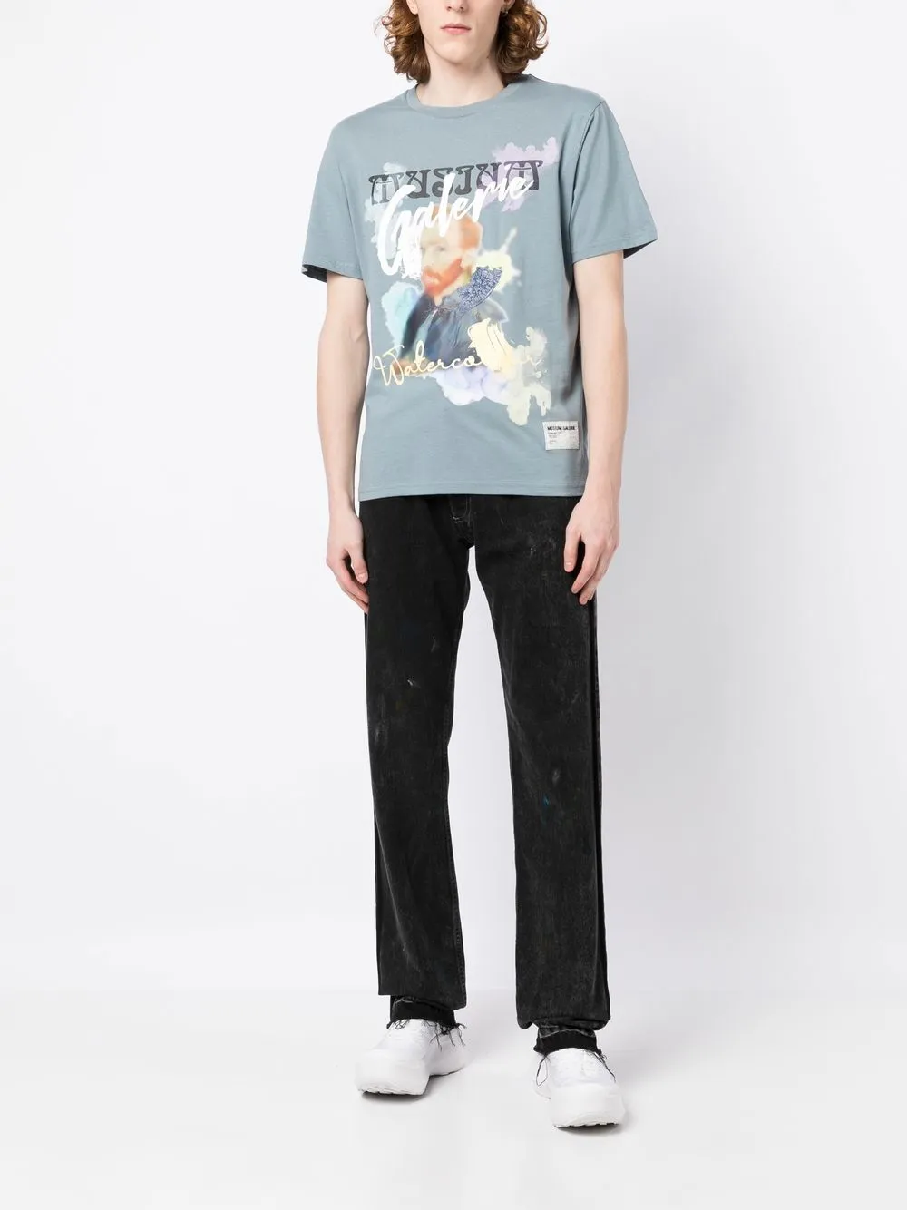 Musium Div. T-shirt met print - Blauw