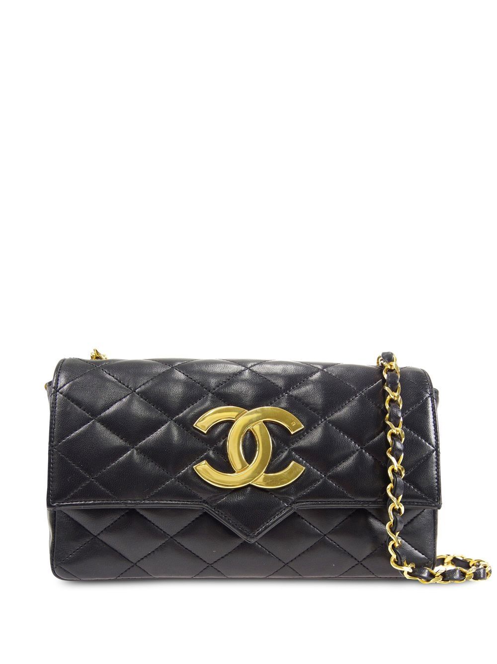 

CHANEL Pre-Owned 1990-2000s CC diamond-quilted shoulder bag - Black