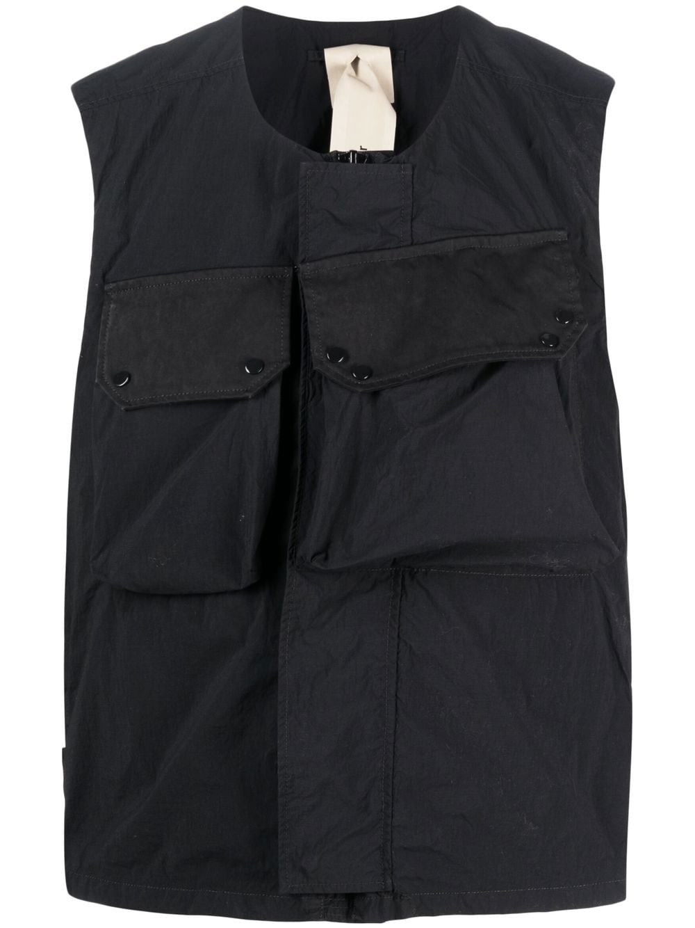 Image 1 of Ten C flap-pocket gilet vest