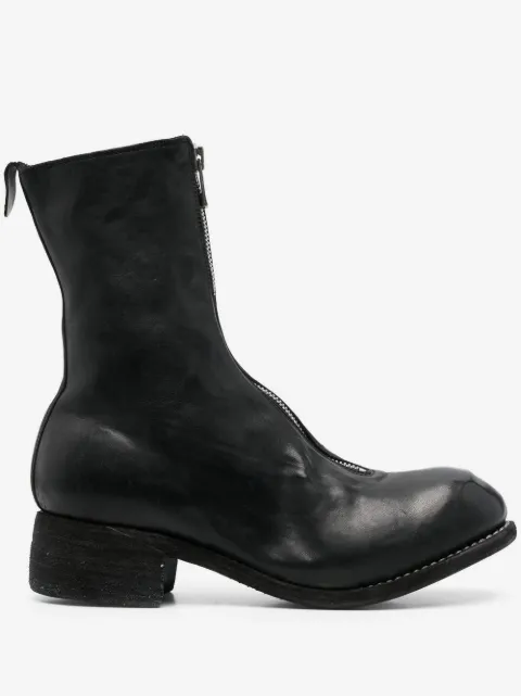Guidi بوت جلد بسحاب أمامي