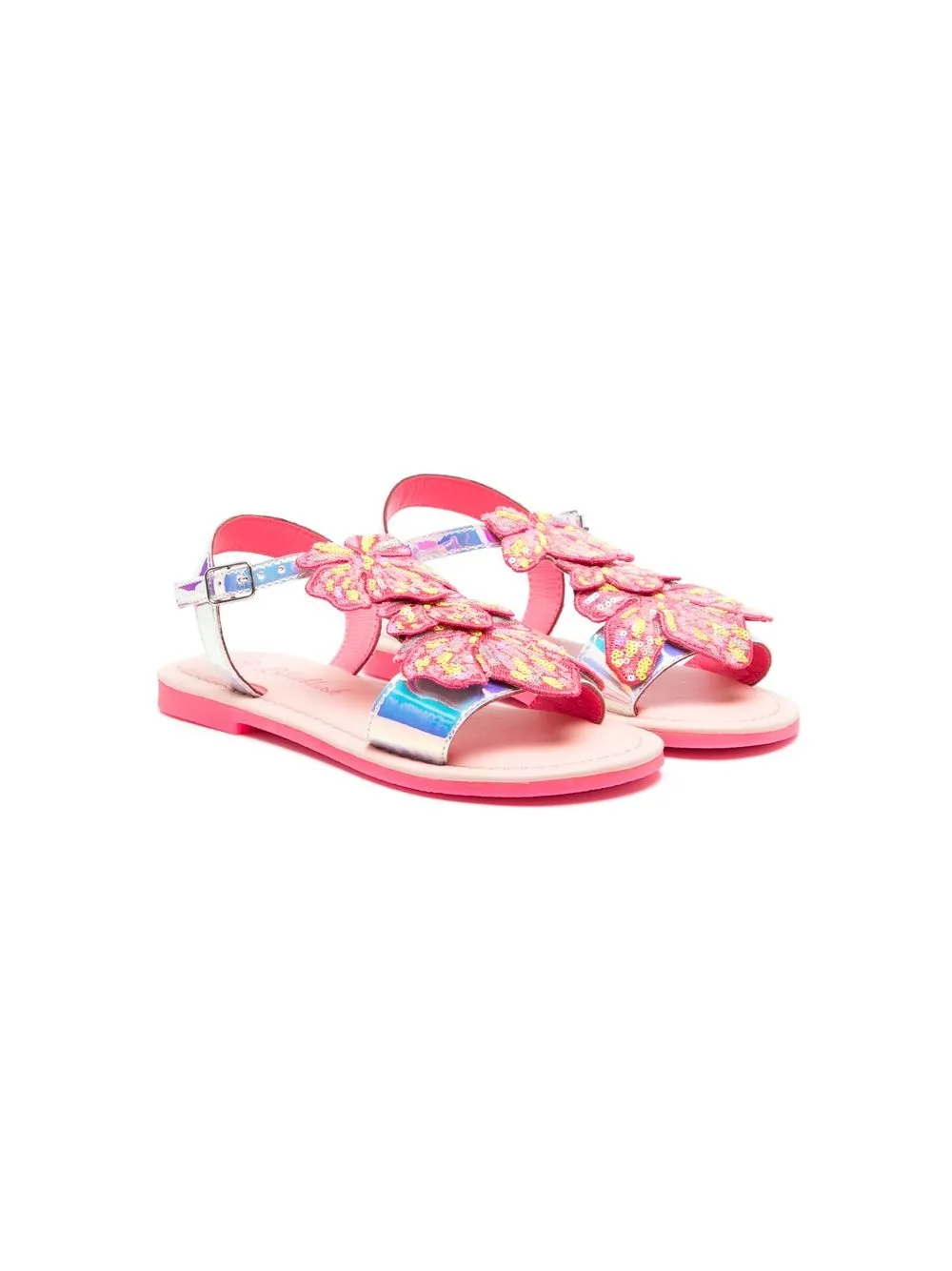 

Billieblush sandalias planas con lentejuelas - Rosado