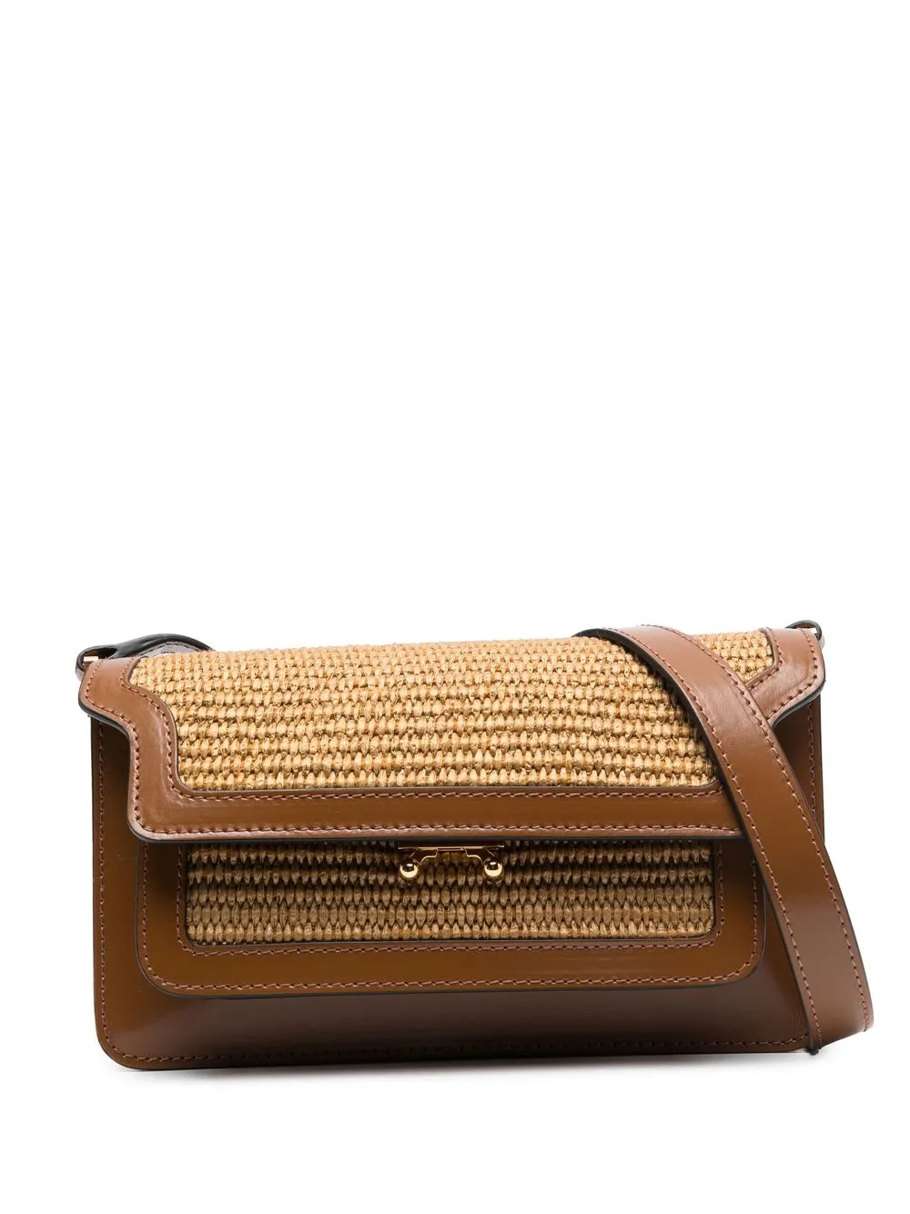 

Marni Trunk Soft Raffia Bag - Brown