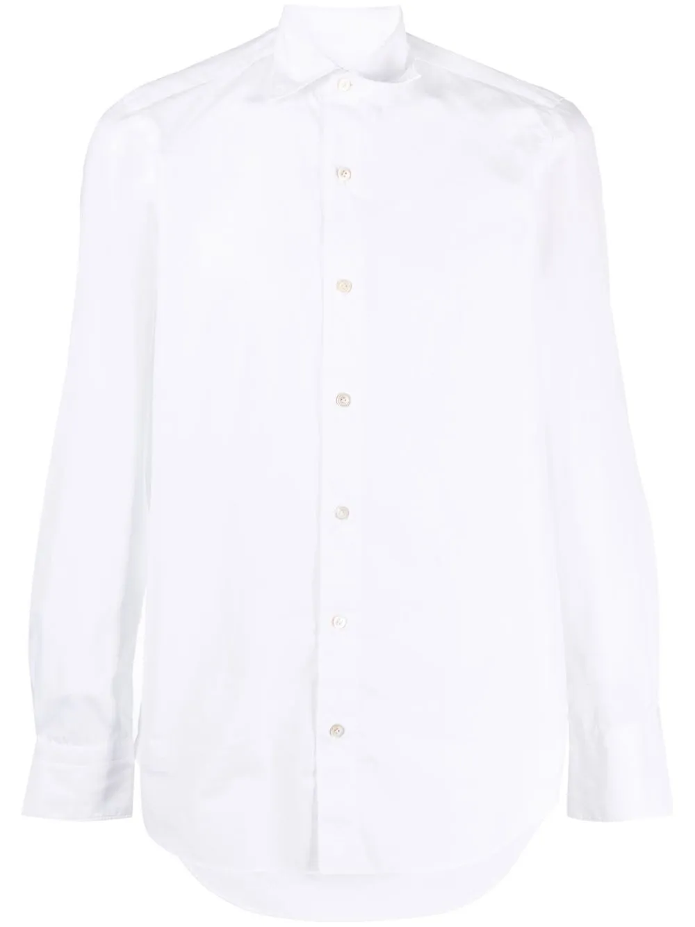 Finamore 1925 Napoli spread-collar cotton shirt