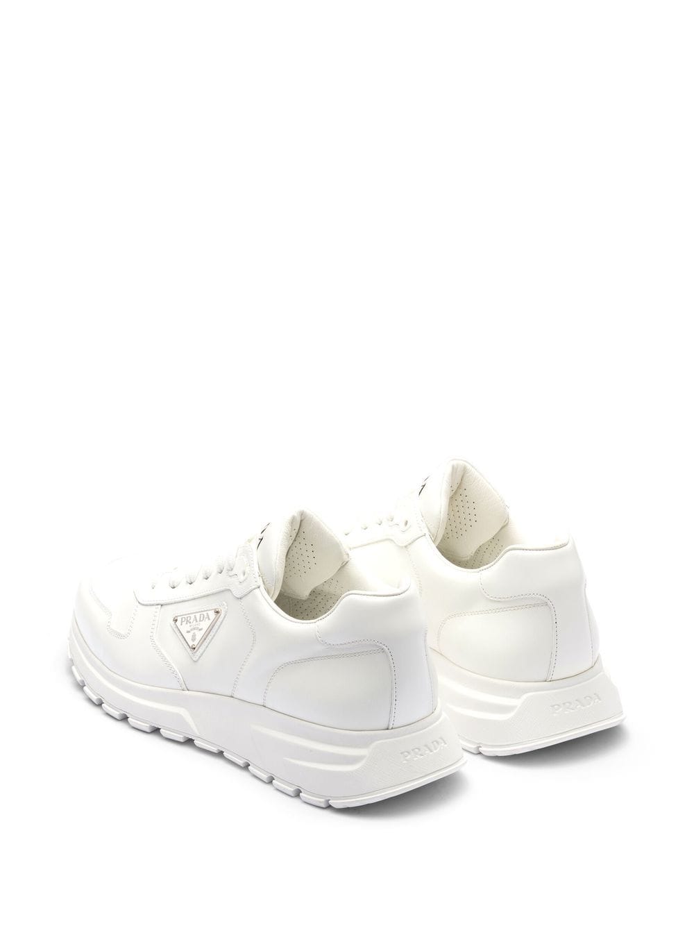 Shop Prada Prax 01 Low-top Sneakers In Weiss