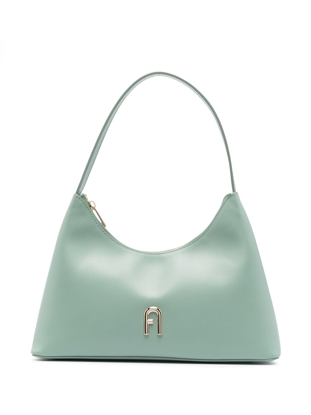 Furla logo-plaque Leather Shoulder Bag - Farfetch