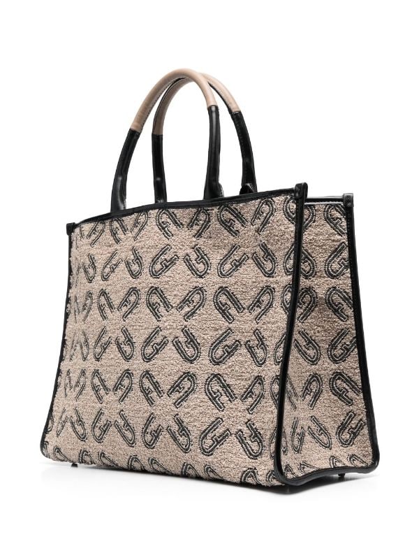 Since 1854 OnTheGo GM Tote Bag - Luxury Monogram Jacquard Since 1854 Grey