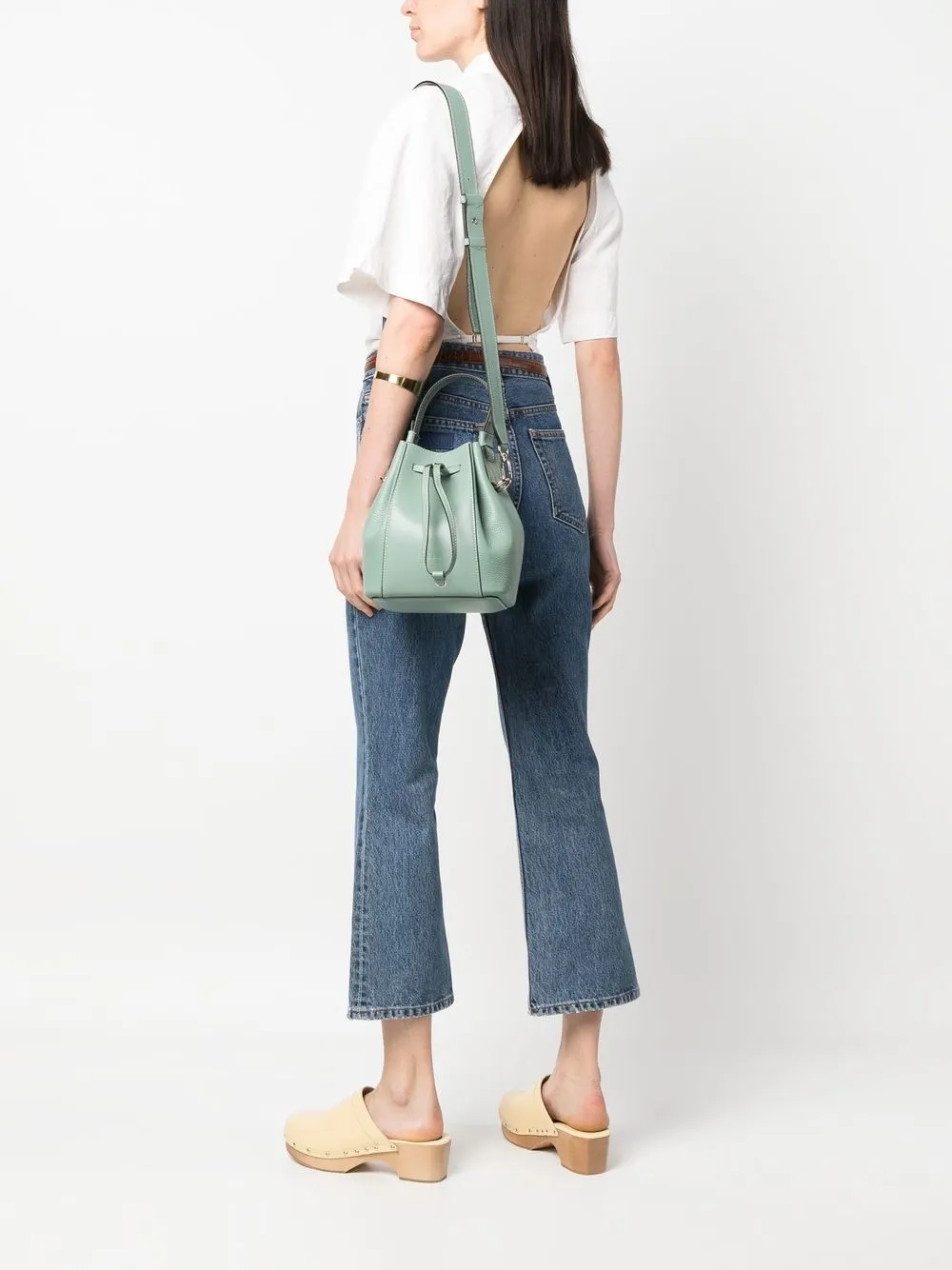 Furla Miastella bucket-tas - Groen