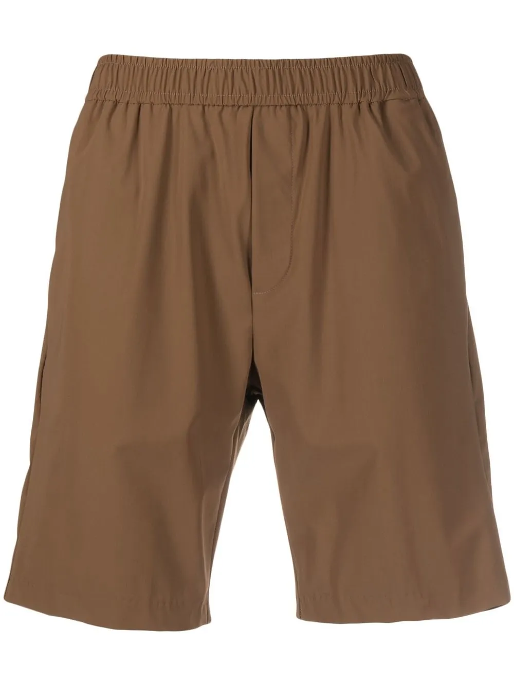 

PMD small-logo-patch shorts - Brown