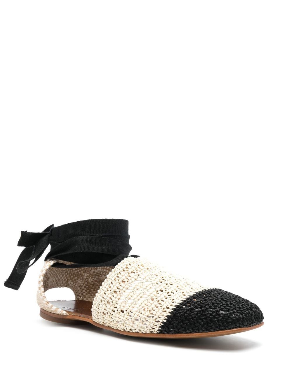 Image 2 of Castañer woven two-tone espadrille flats