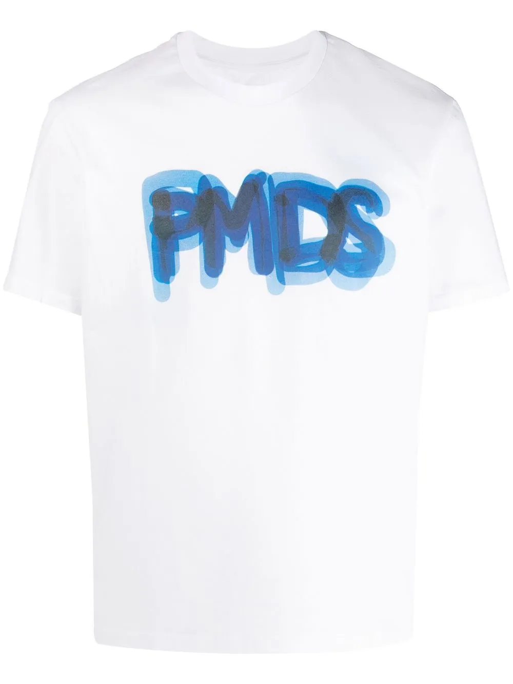 

PMD spray-paint logo print t-shirt - White