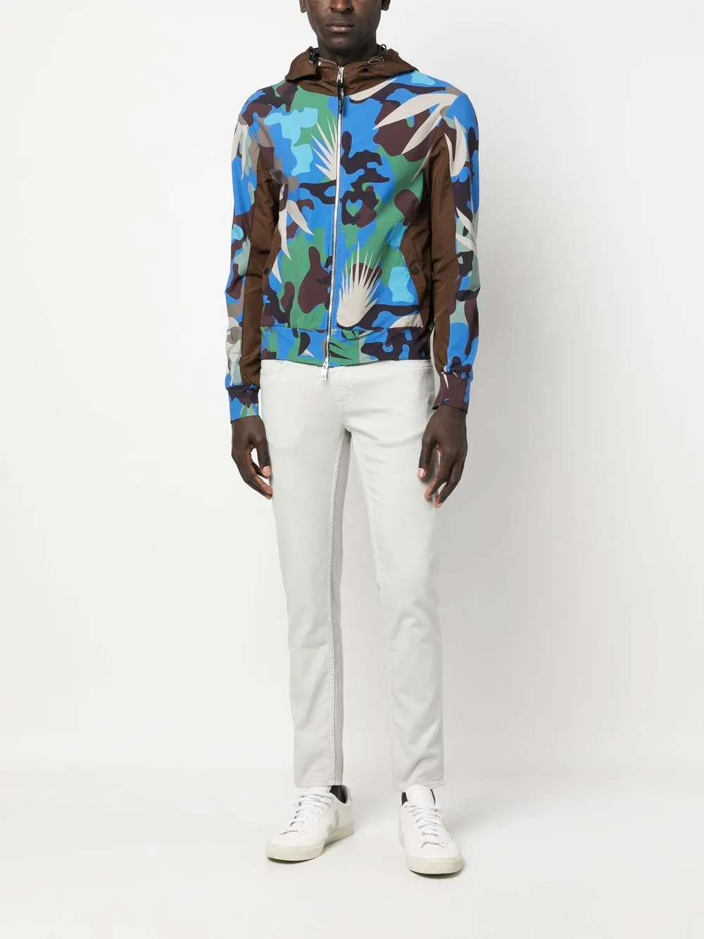 PMD Jack met camouflageprint - Blauw