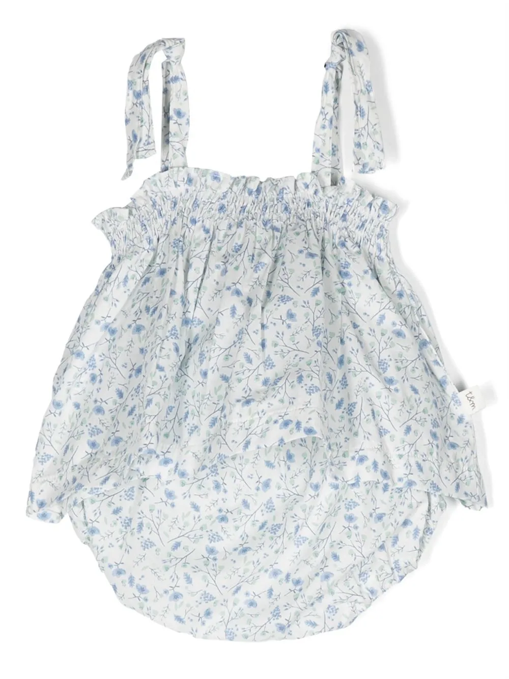 

TEDDY & MINOU floral-print cotton bloomers - White
