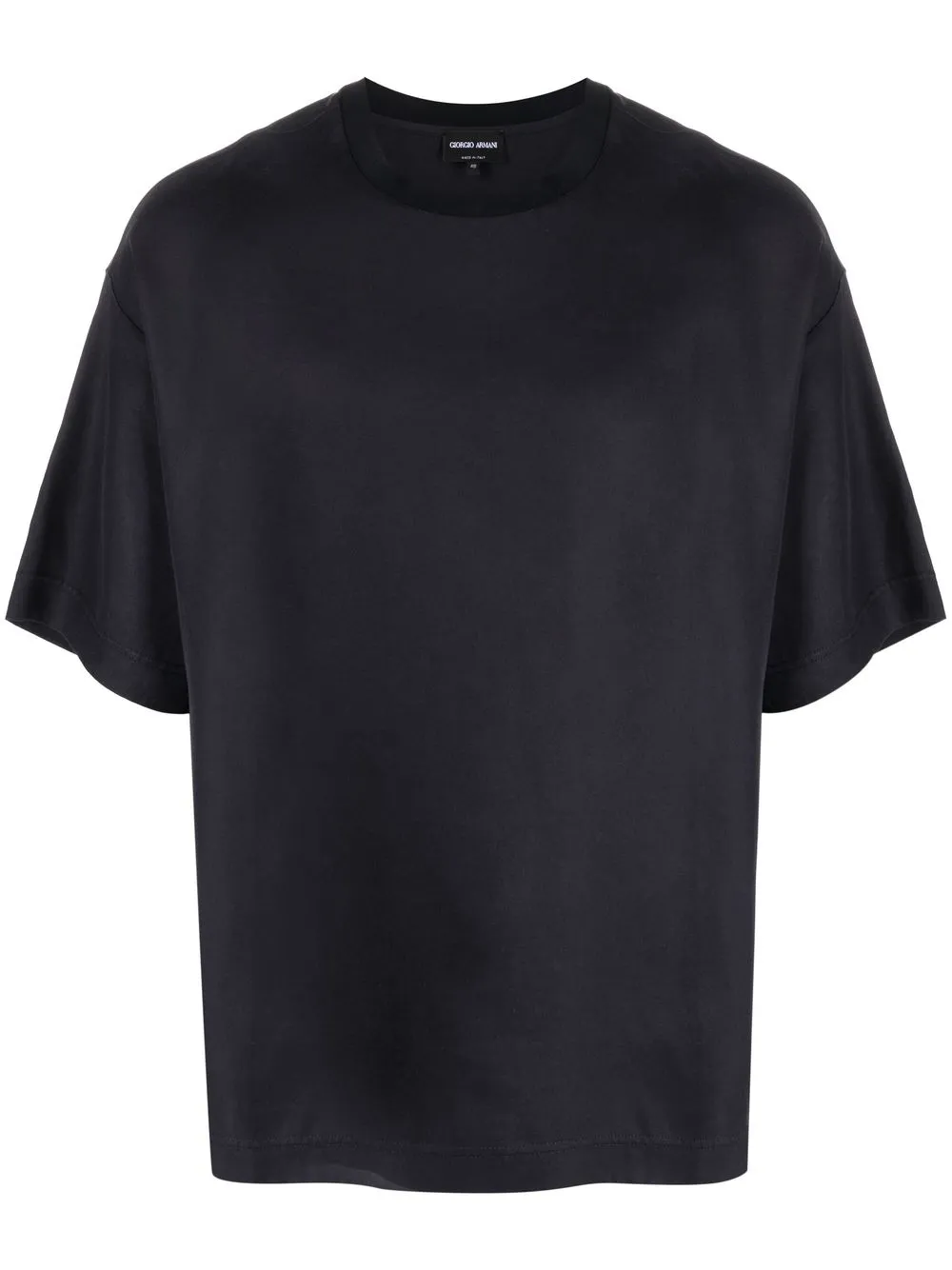 

Giorgio Armani short-sleeve cotton T-shirt - Blue