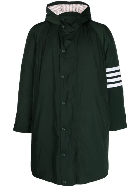 Thom Browne raglan-sleeve parka coat