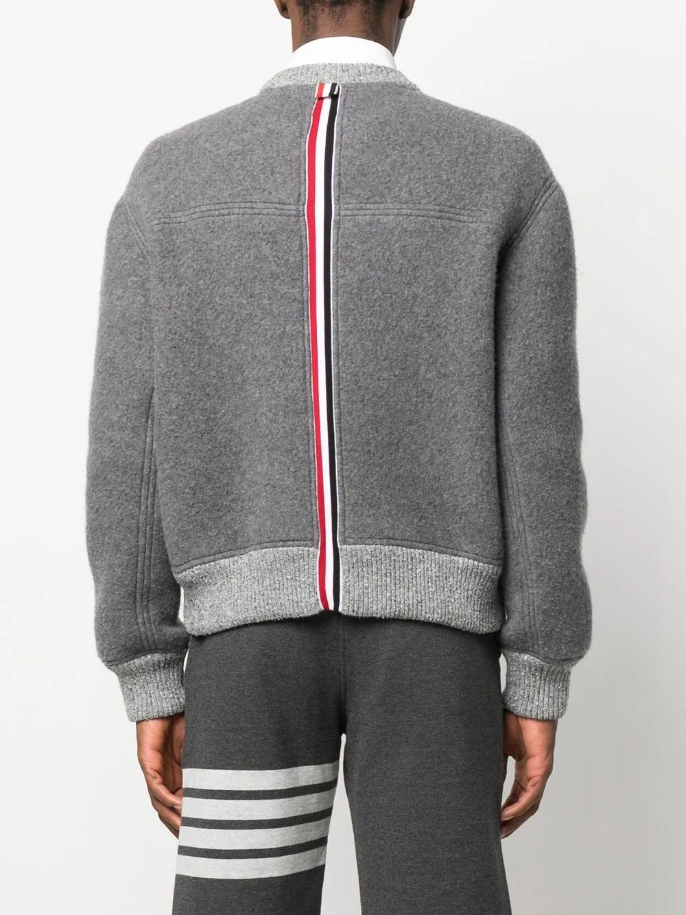Thom Browne Trui met logopatch Grijs