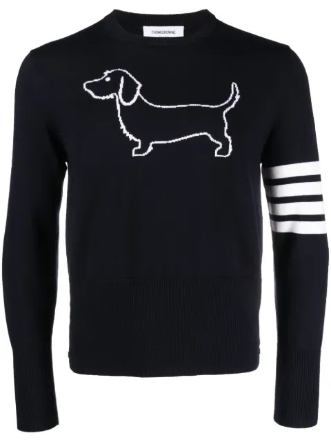 Thom Browne 4-Bar stripe wool jumper
