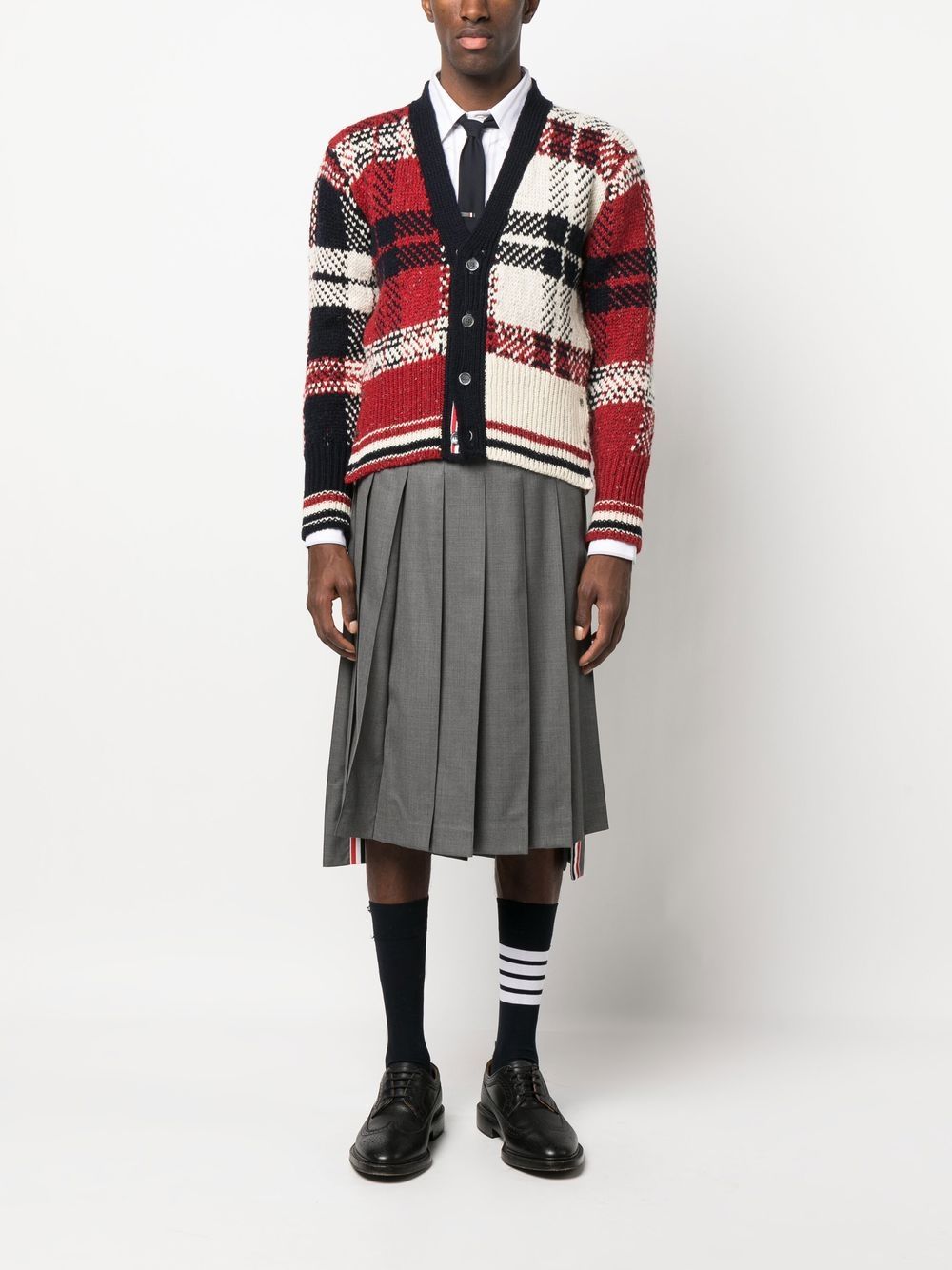 Thom Browne Geruit vest - Rood