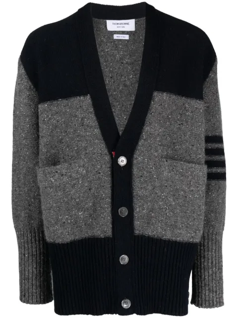 Thom Browne cárdigan con motivo 4-Bar