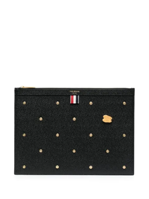 Thom Browne レザー ドキュメントホルダー